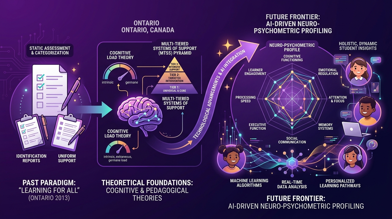Evolution from Ontario Learning for All to Modali Neuro-Psychometric Profiling